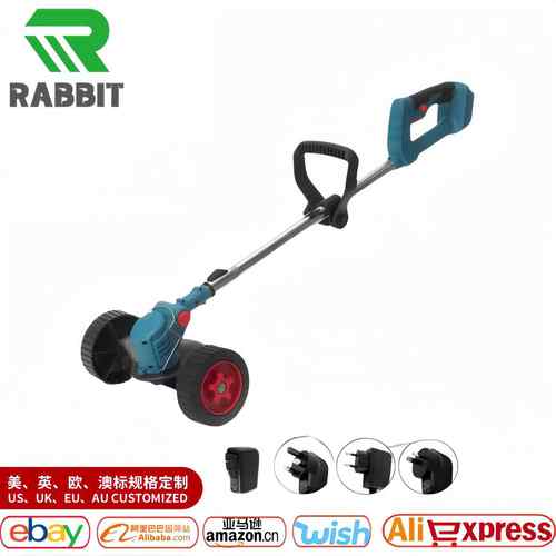 跨境电动割草机锂电除草机多功能小型家用手持锂电打草机充电锄草