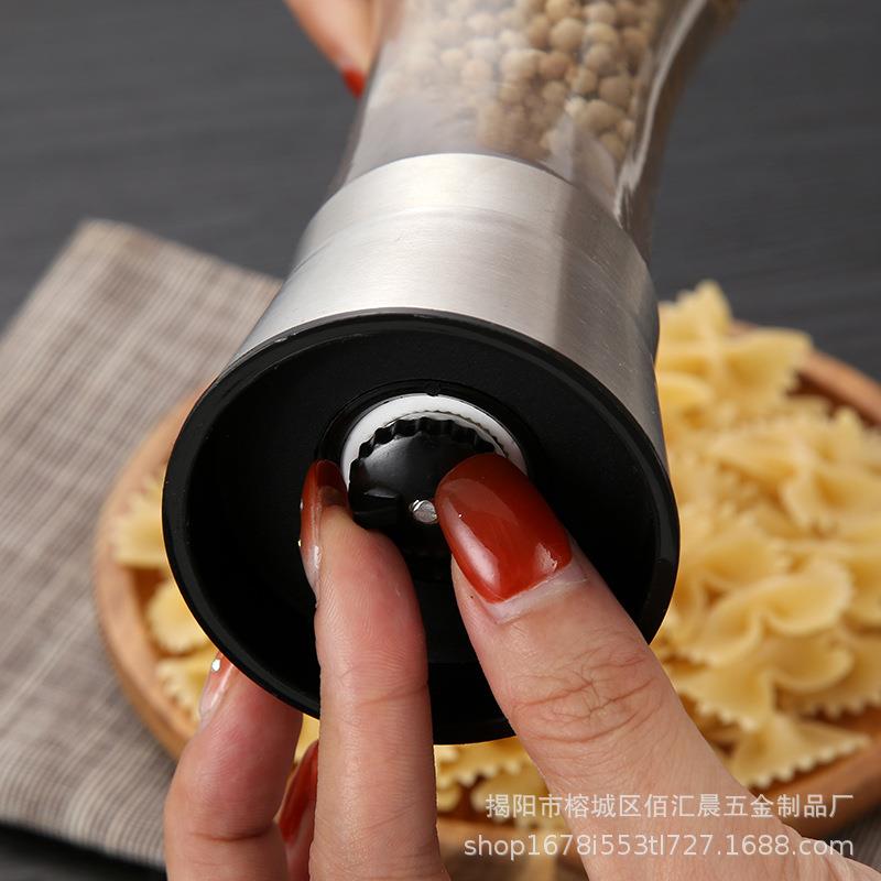 手动30研磨器4不锈钢研磨器黑胡粉椒磨器调料瓶花椒研香料磨厨房