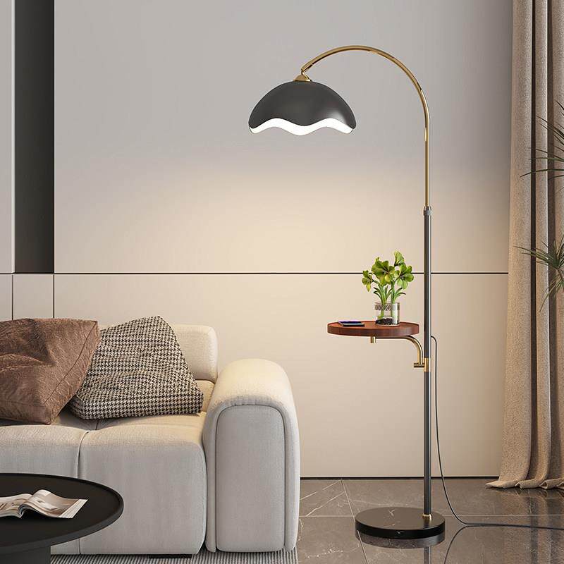 蛋壳钓鱼灯落地灯客厅沙发边茶几置物摆件现代轻奢卧室床头台灯具