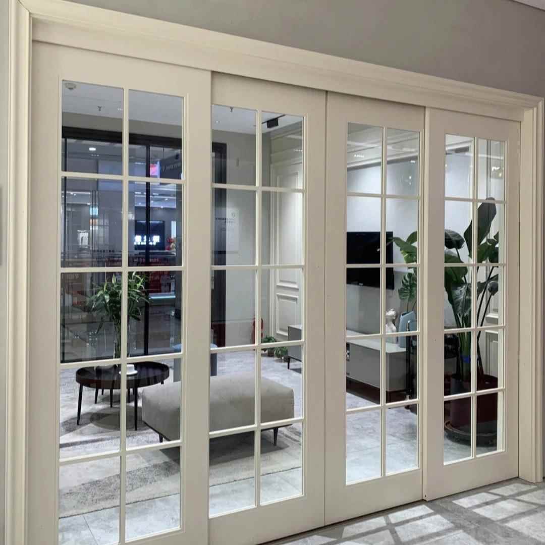 隔门断实木推拉移门阳756台一书房厨房门谷仓门卧室门门体简易现