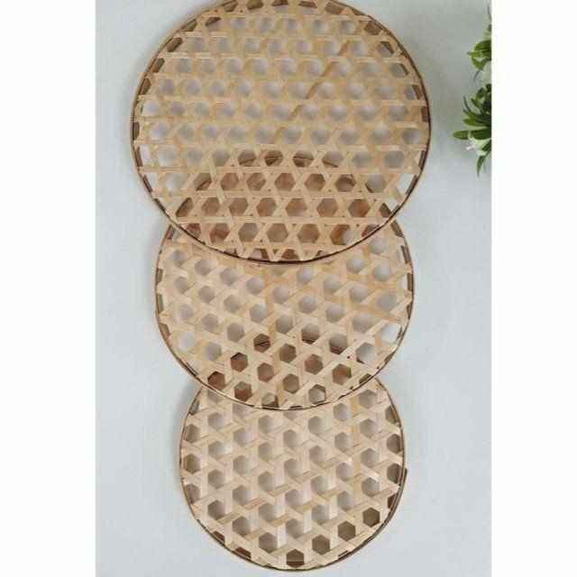 竹篾竹簸箕有孔竹筛子圆竹编手工竹盘子竹制品米筛竹匾晾晒装饰,特色手工艺,竹编/竹雕,淘宝优惠券,粉丝福利购,淘宝优惠卷