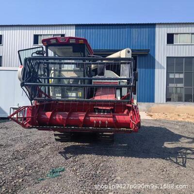 机走式稻麦动联合割机收乘坐小麦菜籽高粱收割脱粒装袋