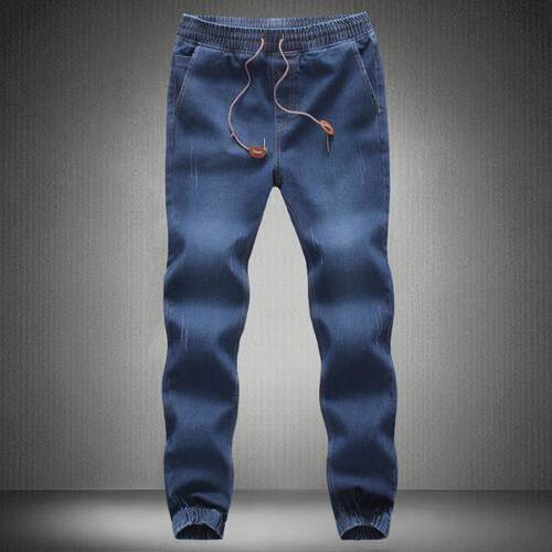 Tight fit jeans for men, plus weight, plus size, elastic,