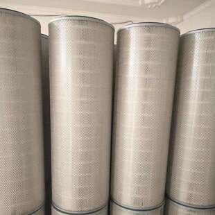 水泥罐除尘器滤芯滤筒红注胶仓顶除尘滤芯水泥搅拌站滤筒