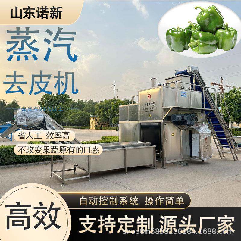 苹果蒸汽去皮机出成率高快速去皮操作简单红枣脱皮机诺新