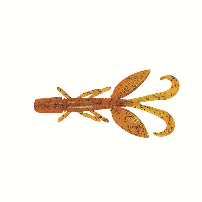 4g仿生饵软.鱼饵用品加1斤鲈装加盐.虾路鳜5cm黑垂钓软腥/户外5亚