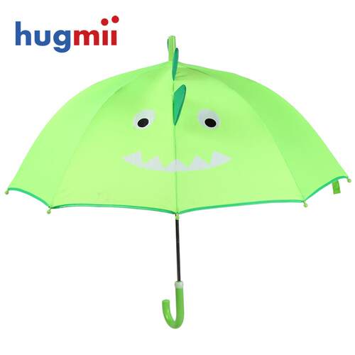 正品hugmii学儿童雨雨伞可爱卡通儿童小伞小生立体造型手动长柄雨