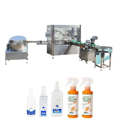 PET瓶多规格喷雾剂灌装机杀虫剂自动液体经济实惠罐装机