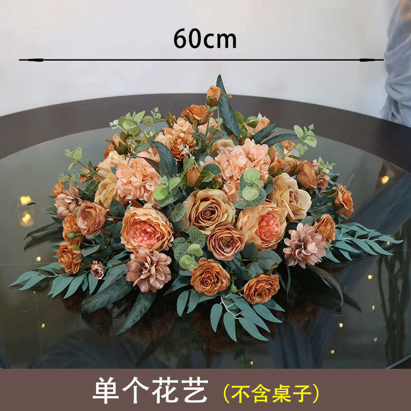 新款酒店圆桌大摆花圆形台花装饰摆设餐桌仿真绢花酒店转盘花假花,节庆用品/礼品,婚庆绢花,淘宝优惠券,粉丝福利购,淘宝优惠卷