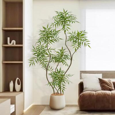 大型仿仿绿植盆室内客厅高端轻奢落地装饰生真植YJ-00124栽物十大