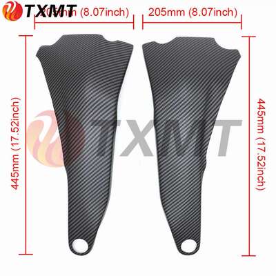 DUCATI 杜卡迪 V4 碳纤条纹改装 外壳导流罩车架侧板保护盖 护罩