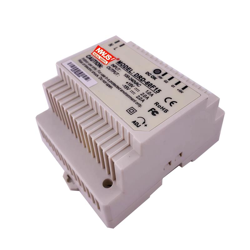 正品明伟正负15V2A两路双组输出5开关电源导轨R1D D-60F1D5+5V2A-