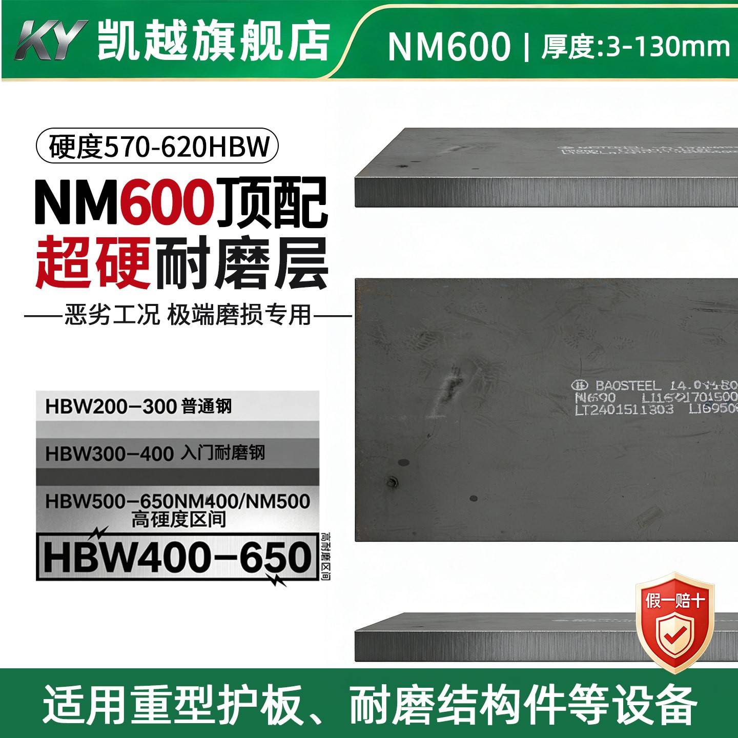 NM400/NM500高强度高硬度耐磨钢板NM450/NM600堆高机铲斗耐磨钢板