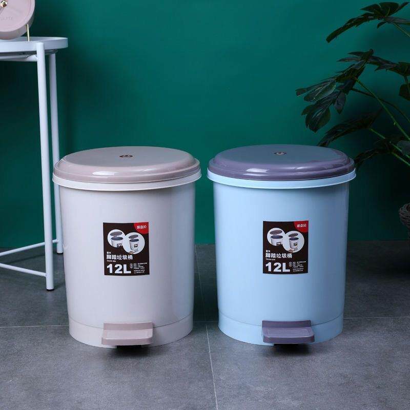垃圾桶家用轻奢高级感脚踏式卫生间客厅厨房厕所大容量带盖垃圾筒