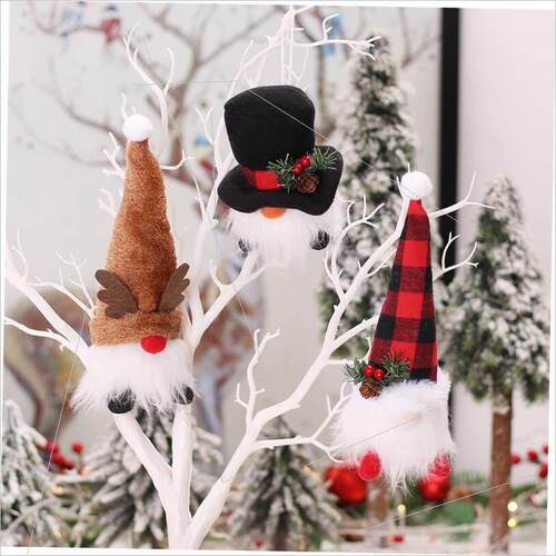 Christmas decorations light up doll Christmas tree pendant