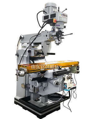 现货M5W立卧两用炮塔铣床zx6328w台湾丰堡铣M4/M5数显立式升降铣
