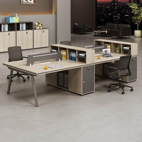 职员办公桌椅组合简约现代员工屏风工作位办公室员工位24人位套装