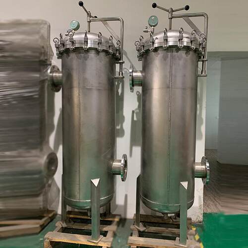 法兰式保安过滤器DN50精度过滤低阻力运行7t/h40寸5芯