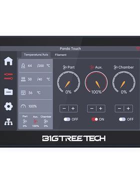 BIGTREETECH Panda TouchP1S升级屏幕3D打印机热端A1拓bambu竹lab