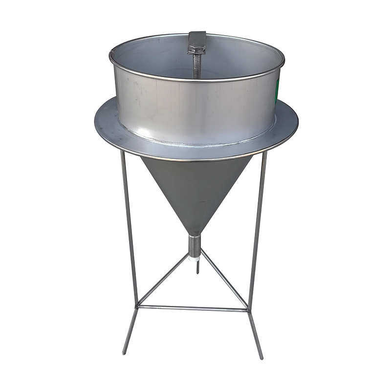 水泥浆砂浆稠度漏斗测试仪不锈钢压浆液稠度漏斗净浆流动度测定仪