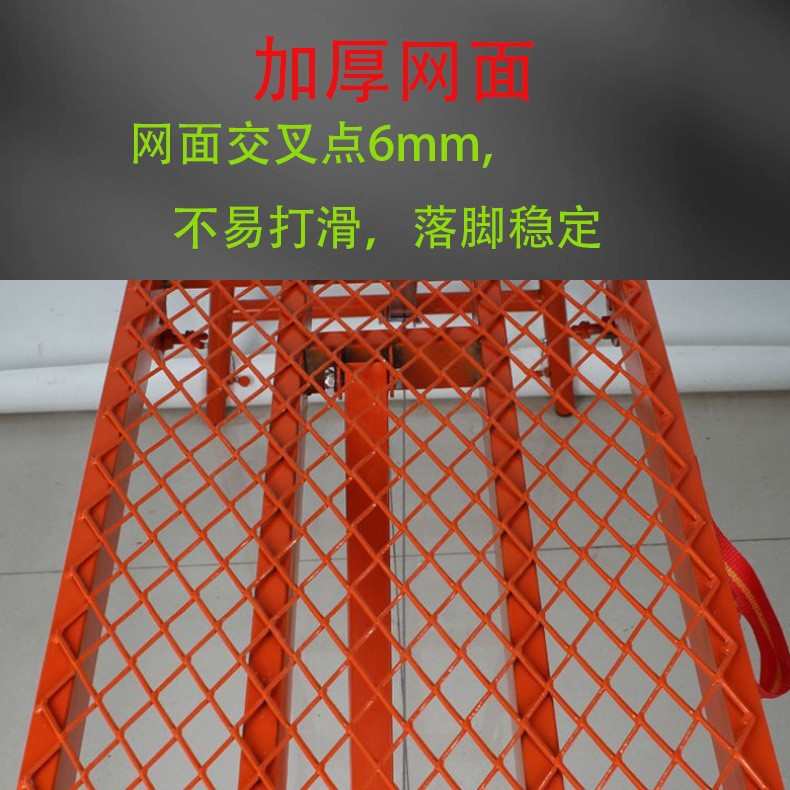 圆管折叠马凳可升降平台防滑装修马镫脚手架工程梯折叠马凳厂家