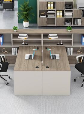 办椅桌组合简约现代办公室桌子员公工桌职员财务双人办工公Z-S888桌位