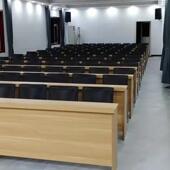 大会议室桌椅组合实木办公现代公司员工学习培训台双人长条会议桌