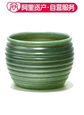 和田玉青玉弦纹杯天然玉石蒋宏利和田玉茶具