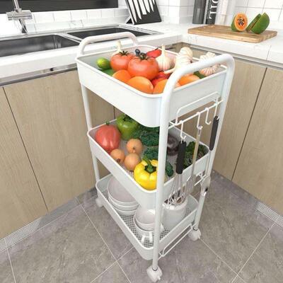 Trolley, kitchen rack,vegetable basket, toilet storage rack