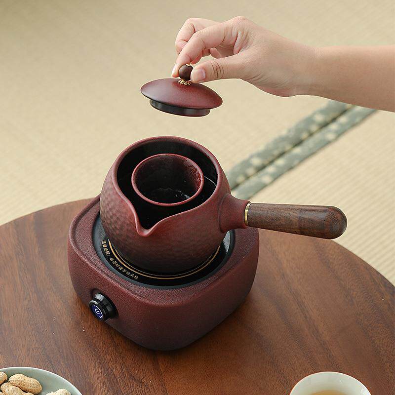 电陶炉家用煮茶专用壶陶壶泡茶壶烧水中式干活明火侧把壶围炉煮茶