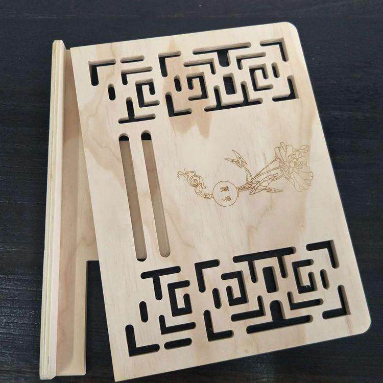 新款直销松木乐曲谱架看书架大号桌面阅读架诵经架合成板读书架