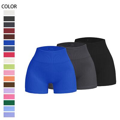 Yoga clothes, sports shorts, running, fitness, high waist,