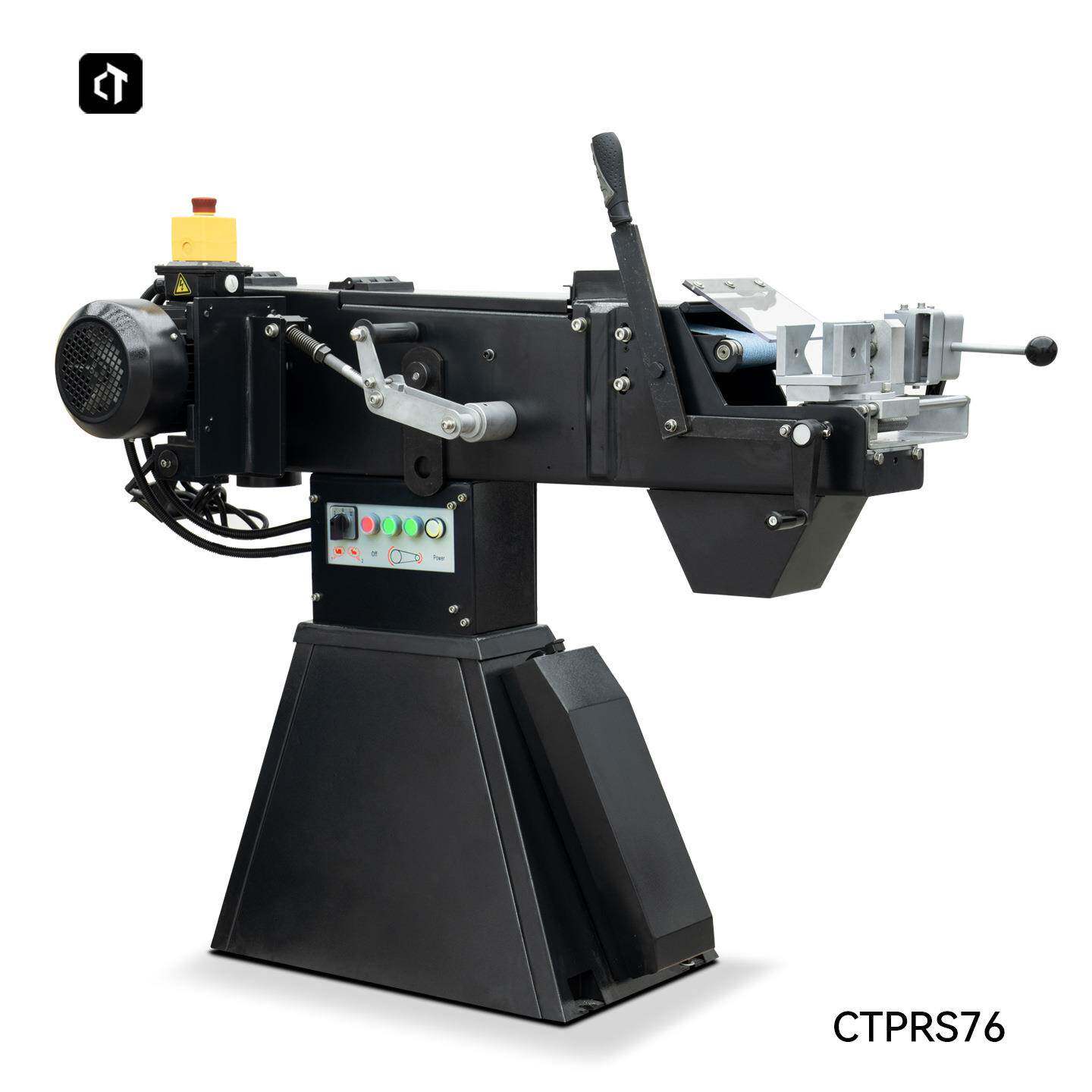 呲铁CTPRS76小型磨管器砂带机机床工业磨床坡口磨床金属磨管打磨