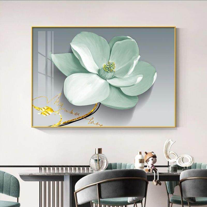 餐厅装饰画现代简约轻奢饭厅饭店挂画抽象客横款大气餐桌墙上壁画