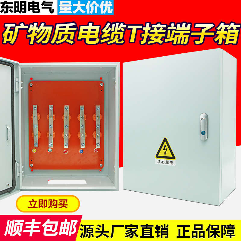 矿物质电缆T接箱铜排分支T接转换箱分线箱JXT1电缆接线端子分流箱
