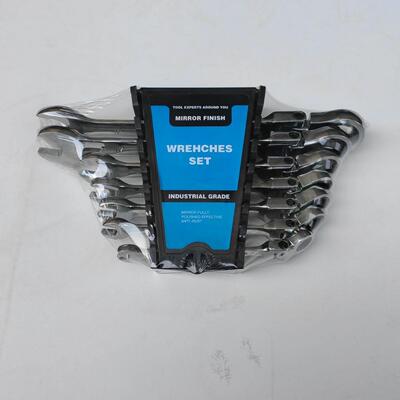 摇舶头固定头棘轮套两用扳动手组FEG组合工具汽修船手开口梅花扳