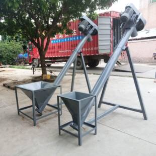 厂家供应型号齐全螺杆上料机 食盐输送机 不锈钢颗粒粉末送料机