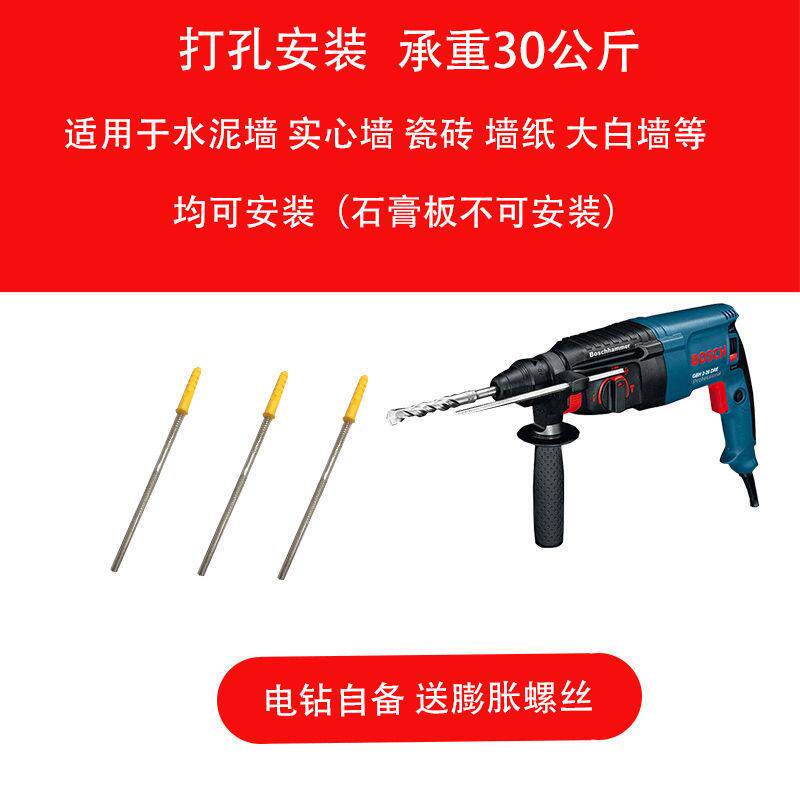 新款直销书架挂客厅墙面装饰挂免墙壁墙上置物架卧室可订一字隔板
