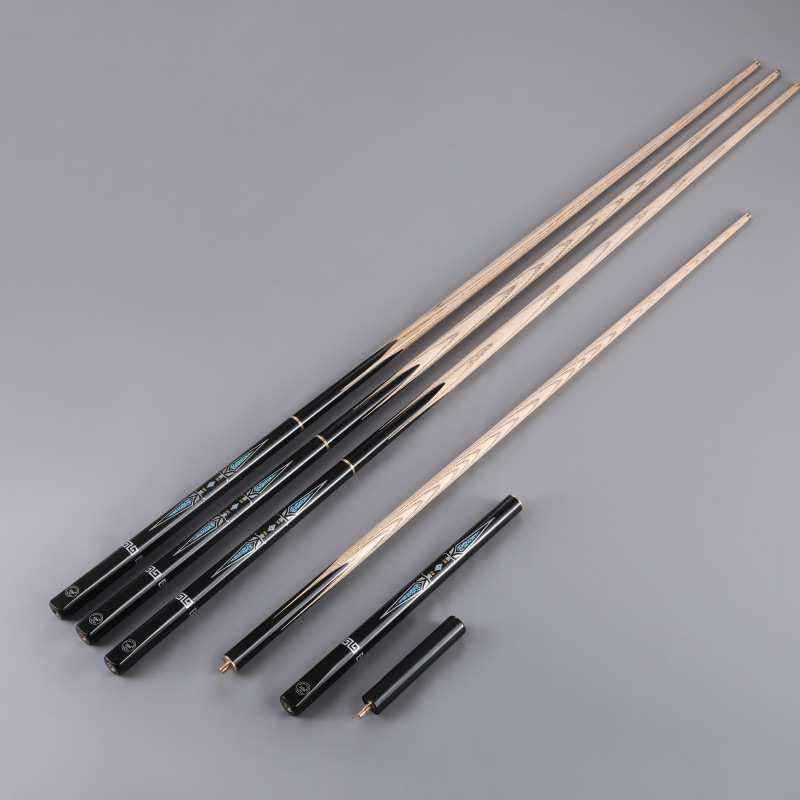 台球杆加长战神水标公杆黑八九球球厅通杆3/4双节水标九球公杆