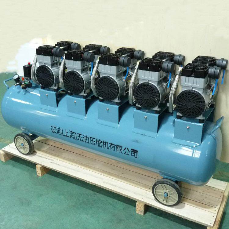 无油静音空压机彼迪供应高效节能静音空压机移动式无油空压机