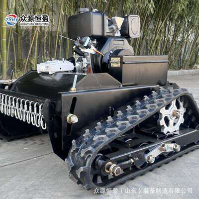 汽油智无人割灌机器剪人508开荒除草体机能遥控履带式果园割一草