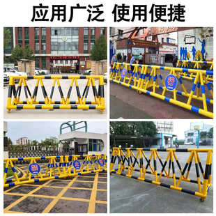 可移动拒马护栏学校幼儿园门口防冲撞路障工地隔离防撞护栏