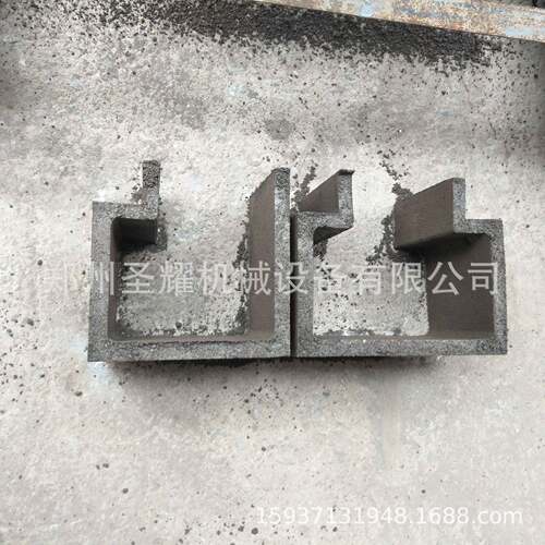 免支模二次结构构造柱制砖机    免支模板抱框柱膜壳成型机