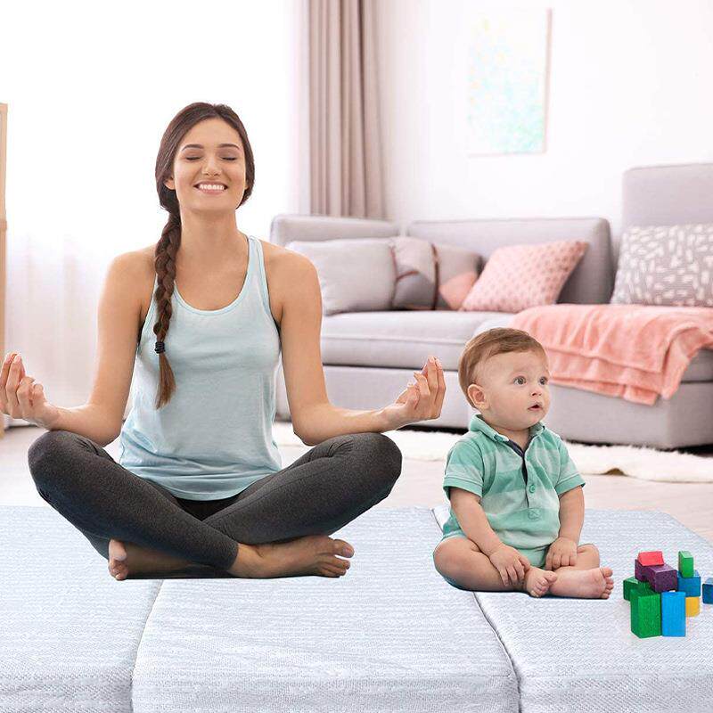 儿童折叠床垫亚马逊婴儿床垫幼儿园学生软垫婴童床垫工厂