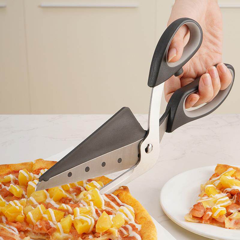 不锈钢披萨剪刀烘培工具 可以拆卸PIZZA剪刀薄饼剪Pizza cutter
