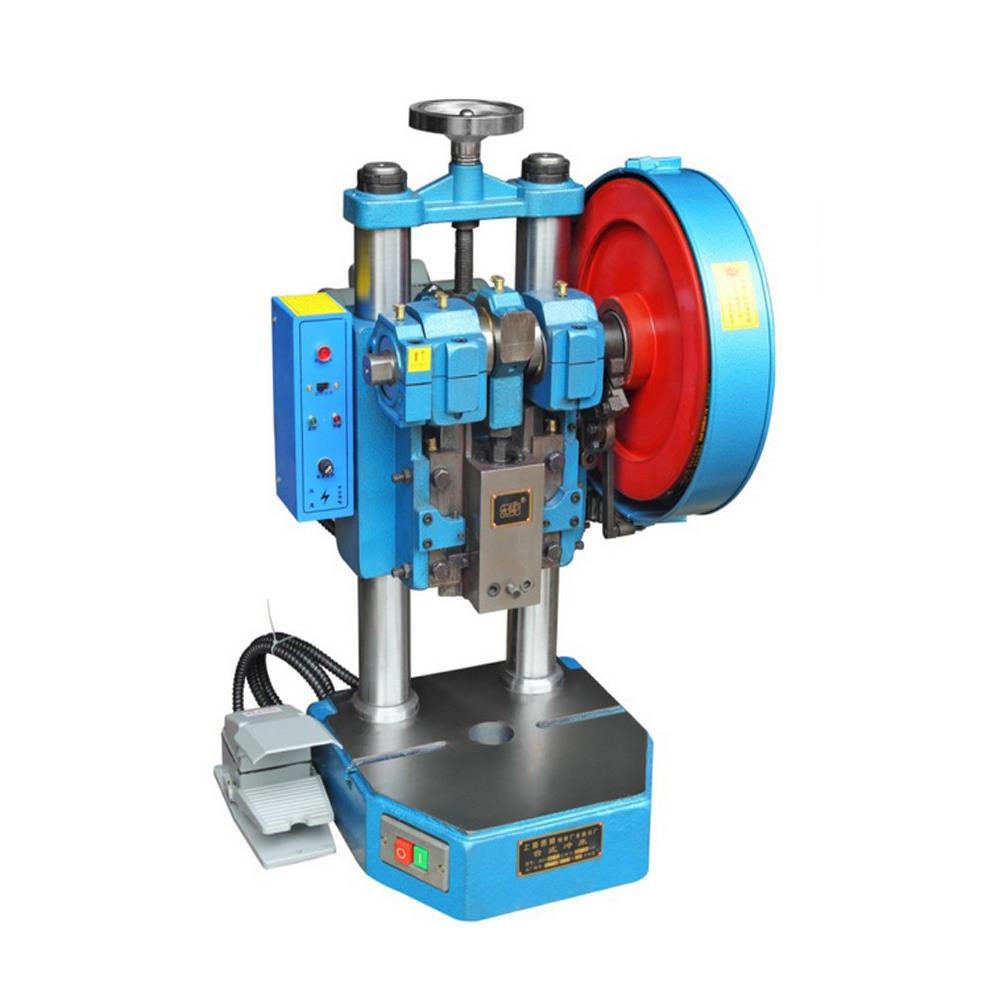 上海贡频JB04-1T吨精密电动小冲床台式压力机脚踏小型冲压机2T