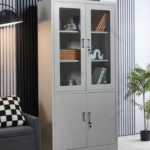 京铁皮北文锁火件柜档案柜凭证柜资料柜车库防储物办公桌带垒FZS