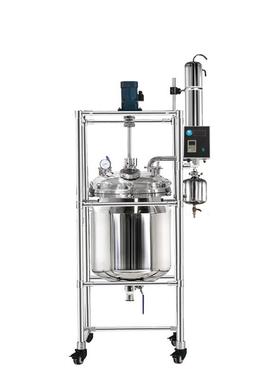 不锈钢高压反应釜实验锈室层不钢反应釜1SF-1LL 5双L10L20L50L1 0