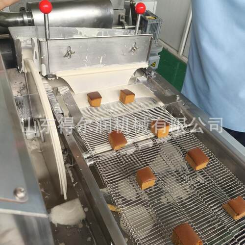 水果蛋糕果酱涂层机巧克力涂层冷却生产线一体式制冷机安装方便