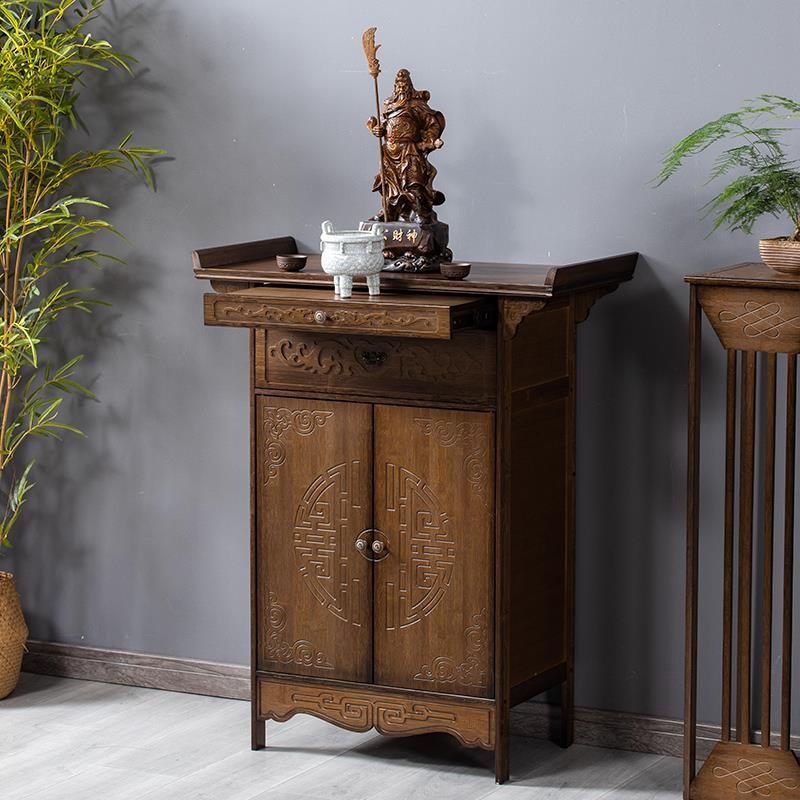 。实木供佛台家用香佛桌简约案神SFC桌台中式神龛供台柜供奉台条
